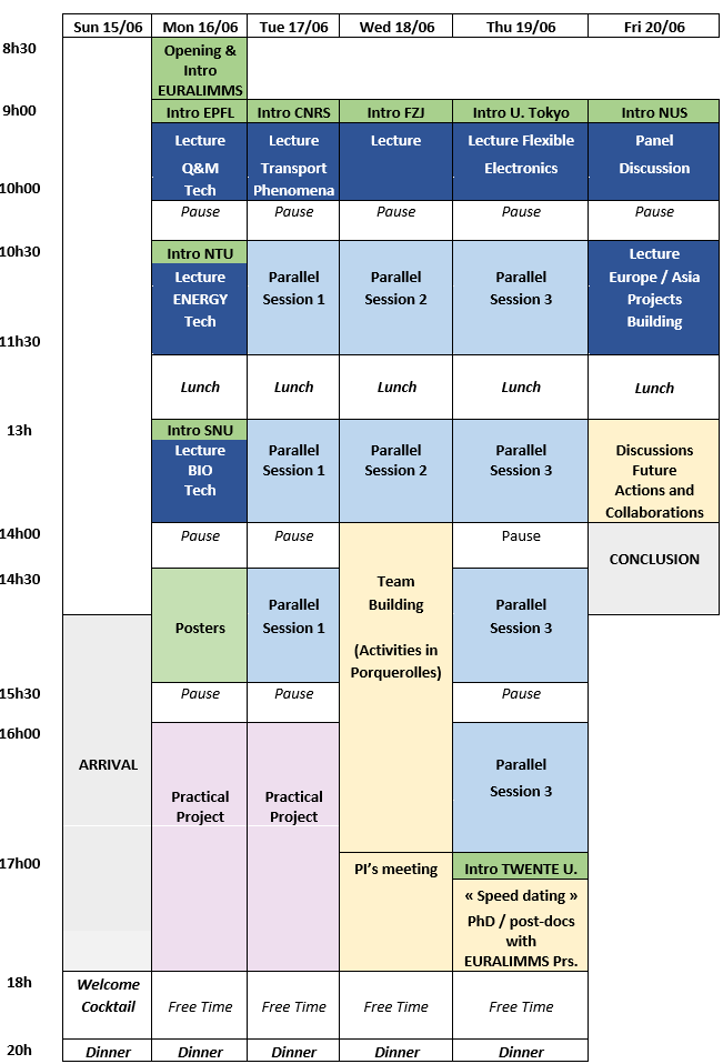 schedule schedule